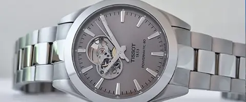 Tissot: Gentleman Powermatic 80 Open Heart Collection фото
