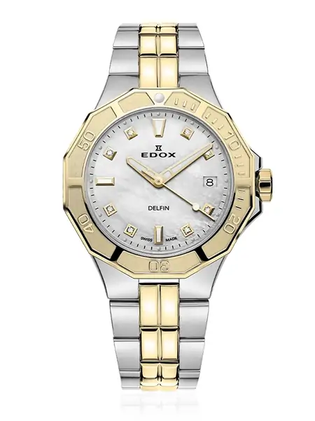 Edox Delfin Diver Date Lady 53020 357JM NADD фото