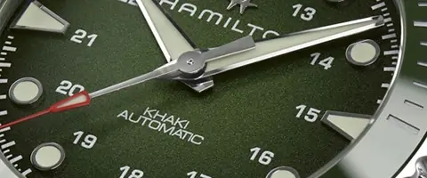 Hamilton Khaki Navy Scuba Auto 43mm Green фото