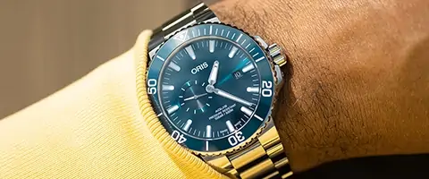 Новинки коллекции Aquis от Oris фото