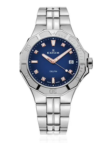 Edox Delfin Diver Date Lady 53020 3M BUDDR фото