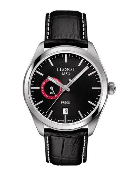Часы Tissot Pr 100 Dual Time T101.452.16.051.00 фото