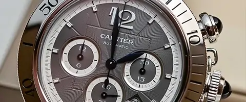 Pasha de Cartier Chronograph с серым циферблатом фото