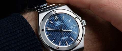 IWC Ingenieur Automatic 40 с синим циферблатом фото