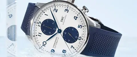 IWC Portugieser Chronograph и Automatic Blue Panda фото