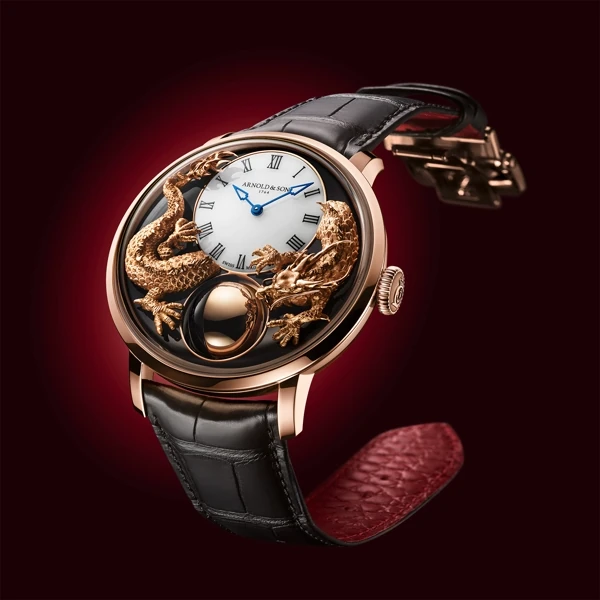 Arnold & Son Luna Magna Red Gold Year of the Dragon