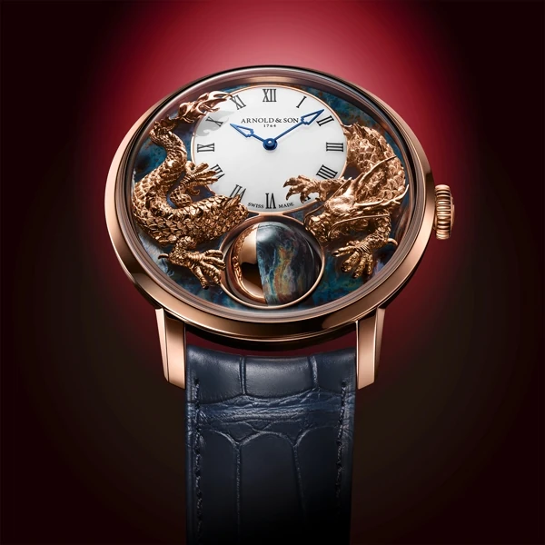 Arnold & Son Luna Magna Red Gold Year of the Dragon