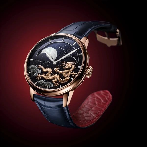 Arnold & Son Luna Magna Red Gold Year of the Dragon