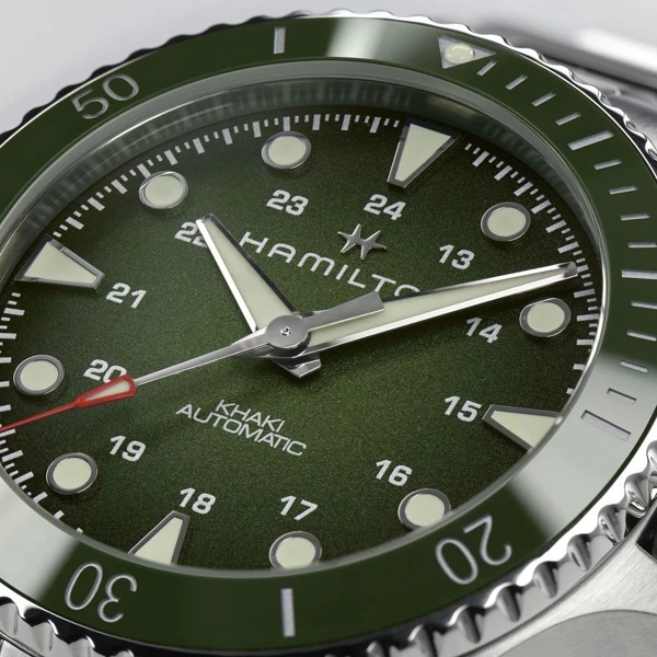 Hamilton Khaki Navy Scuba Auto 43mm Green