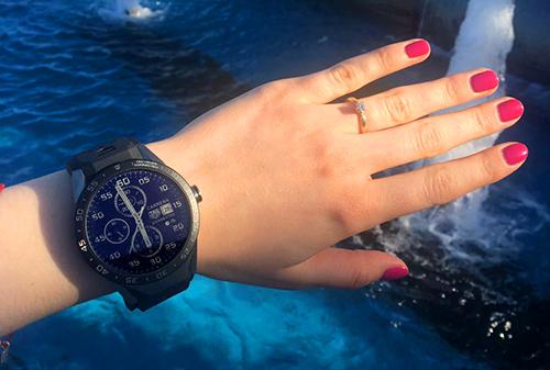 Tag Heuer Connected на руке Tag Heuer Connected на руке