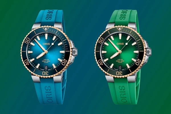 Aquis Date Calibre 400 41.5 mm Bi-Colour