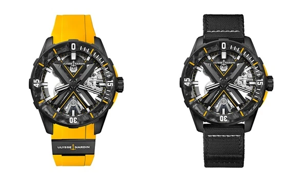 Diver X Skeleton Black Carbonium